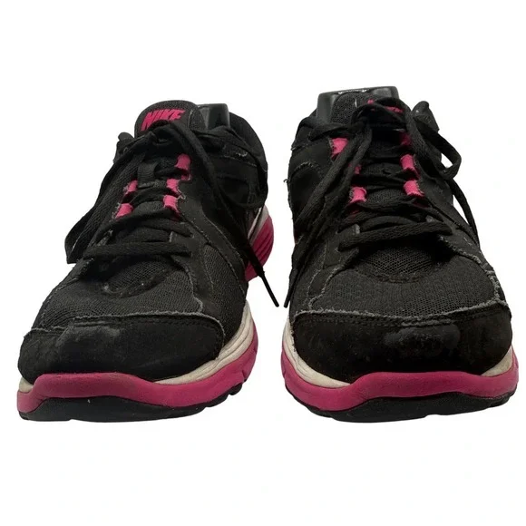 Nike Dual Fusion Run Women 11 Black Sneakers Athleisure Activewear Streetwear - Picture 3 of 11